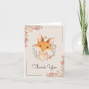 Recherche de renard mignon vœux cartes Vintage