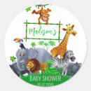 Search for jungle animals stickers Boy 1st birthday
