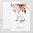 Recherche de rustic floral anniversaire invitations Boho