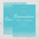 Search for aqua quinceanera invitations 15th birthday