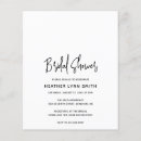 Search for budget bridal shower invitations Modern