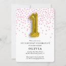 Search for confetti 1st birthday invitations Baby
