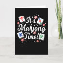 Recherche de mahjong vœux cartes Joueur de mahjong