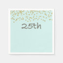 Search for 25th birthday napkins Anniversary