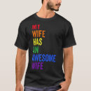 Search for lesbian wife tshirts Awesome