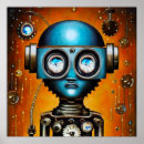 Search for retro robot posters Steampunk
