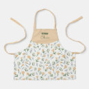 Search for yellow flower pattern aprons For kids