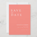 Search for pink save the dates Simple