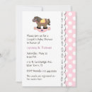 Recherche de stylish baby shower invitations Rose