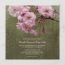 Search for cherry blossom square invitations Rustic