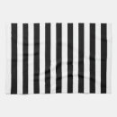 Recherche de rayures noires et blanches cuisine linges Élégant