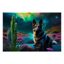 Recherche de nébuleuse verte posters Espace