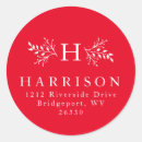 Search for round sticker return address labels Rustic