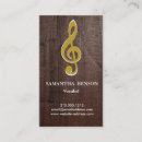 Recherche de vocalist cartes visite Élégant