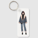 Search for fashioned rectangular keychains Cute