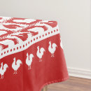Search for red and white tablecloths Gingham