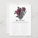 Recherche de goth bridal shower invitations Squelette