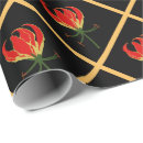 Search for flames wrapping paper Black