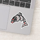 Search for white salmon stickers Haida