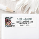 Search for flower garden return address labels Elegant