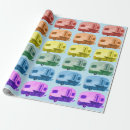 Recherche de remorque de camping papier cadeau Vintage