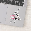 Recherche de ballet autocollants Né à danser