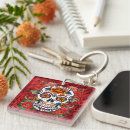 Search for sugar skull keychains Roses