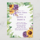 Search for sunflower shower wedding invitations Greenery