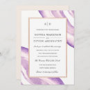 Search for purple geode wedding invitations Modern