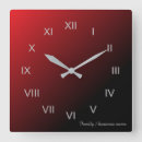 Search for red and black clocks Elegant