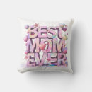 Search for floral mothers day pillows Best mom ever