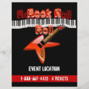 Recherche de concert de musique prospectus Rock
