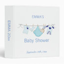 Search for boy shower binders Blue