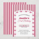 Search for vintage 1st birthday invitations Coquette