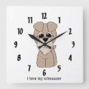 Search for schnauzer clocks Cute
