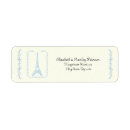 Recherche de paris wedding return address labels Parisien