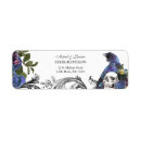 Search for gothic skull return address labels Floral