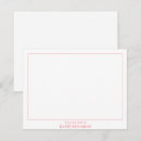 Search for corporate note cards Pink
