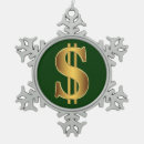 Search for dollar sign ornaments Wealth