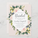 Recherche de blush bridal shower invitations Aquarelle
