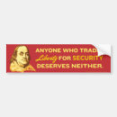 Search for franklin bumper stickers Liberty