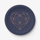 Recherche de navy blue paper assiettes Chic