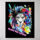 Recherche de lion rouge posters Blanc