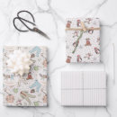 Recherche de hiver froid papier cadeau Motif