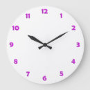 Recherche de rose néon horloges Nombres