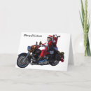 Search for motorcycle biker christmas cards Claus