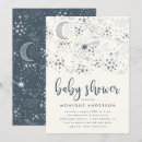Recherche de constellation baby shower invitations Lune et étoiles
