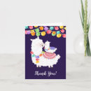 Search for llama thank you cards Alpaca