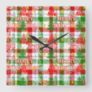 Search for snowflake clocks Tartan