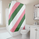 Search for pink and green shower curtains Stripes